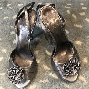 Vince Camino silver heels!